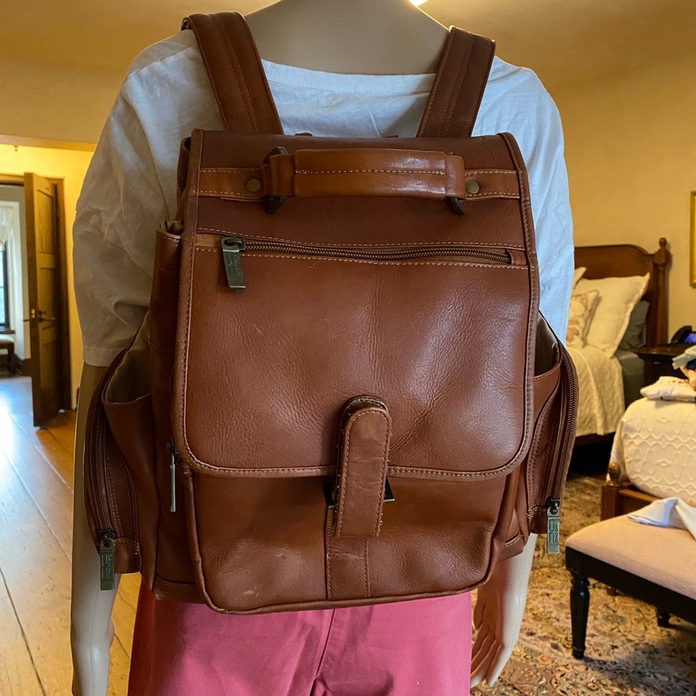 Claire Chase leather backpack